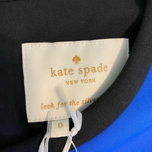 Kate Spade NWT Blue Dress Size 0 - Picture 4 of 6
